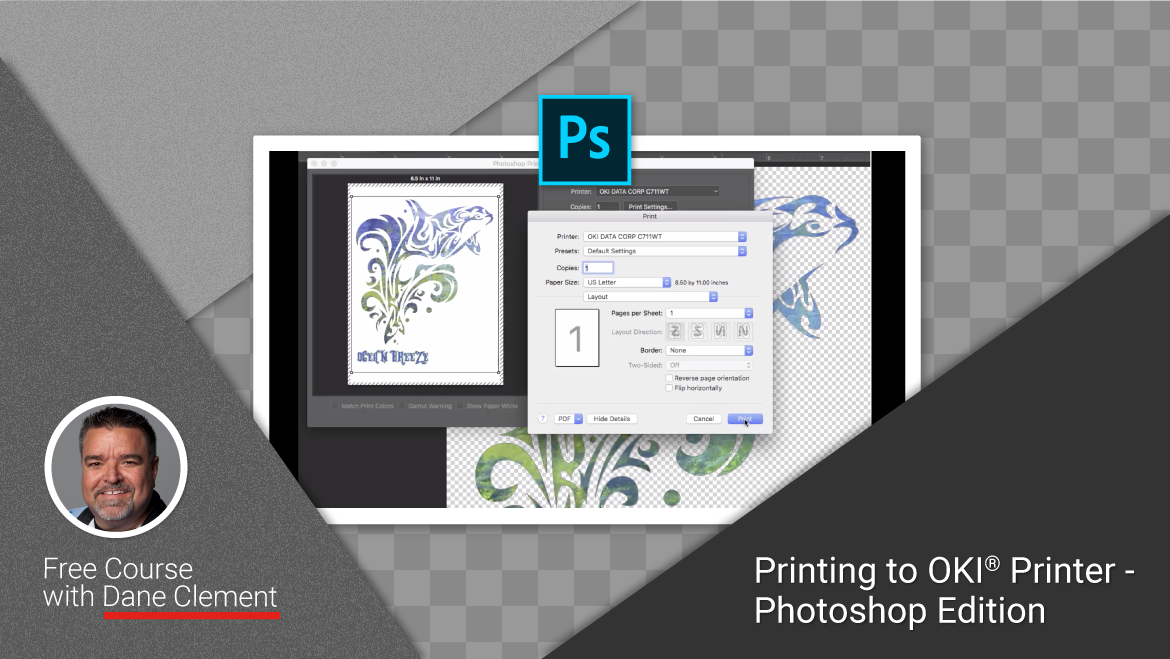 Printing to OKI® Printer – Photoshop® Software Edition