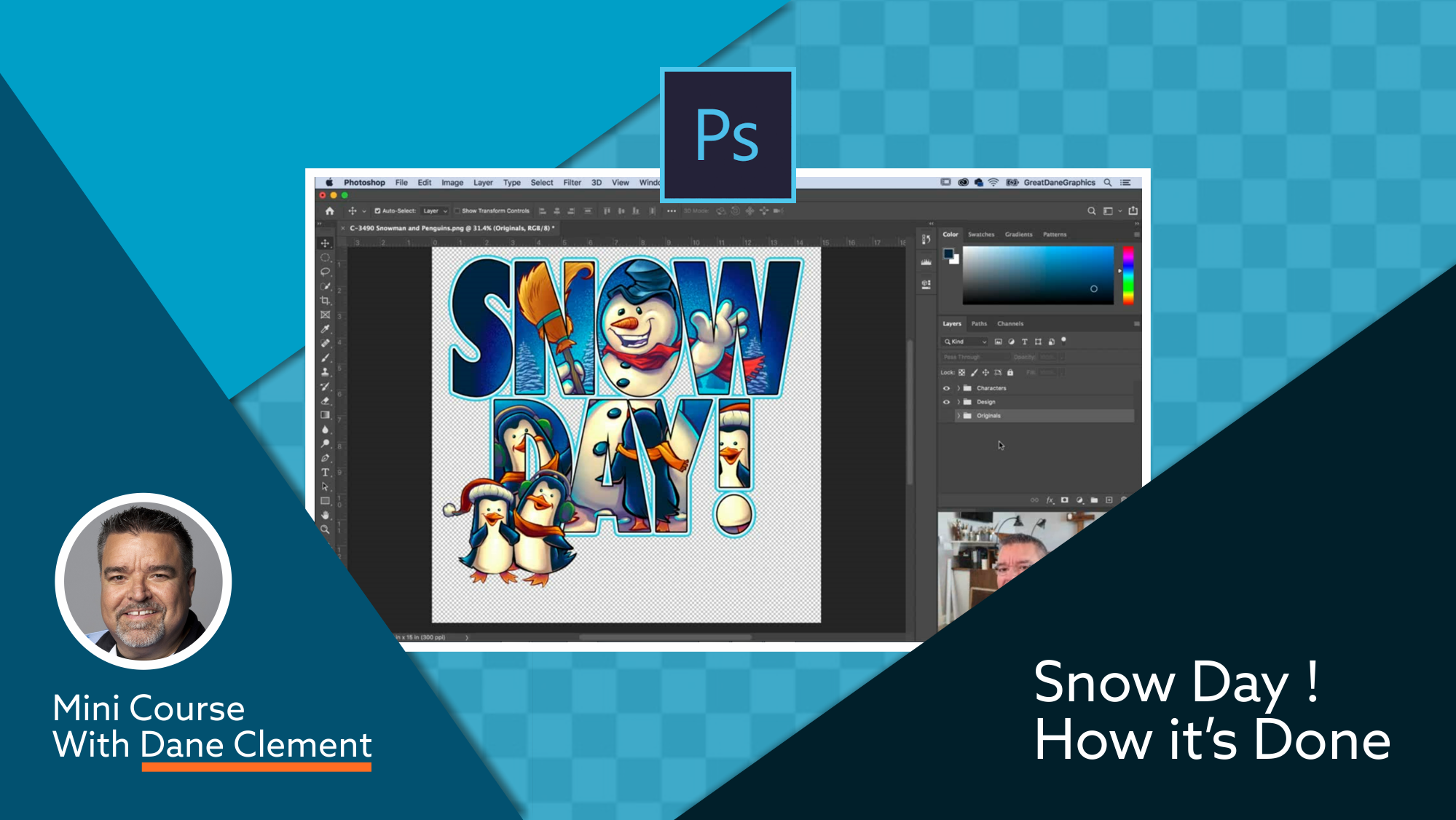 Snow Day in Photoshop
