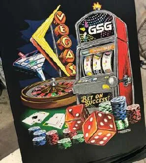 Vega Vibe Designing trade show shirts by Lon Winters & Dane Clement