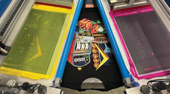 Vega Vibe Designing trade show shirts by Lon Winters & Dane Clement