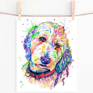 GoldenDoodle - Watercolor Print