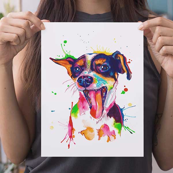 Chihuahua Terrier - Watercolor Print - Image 2